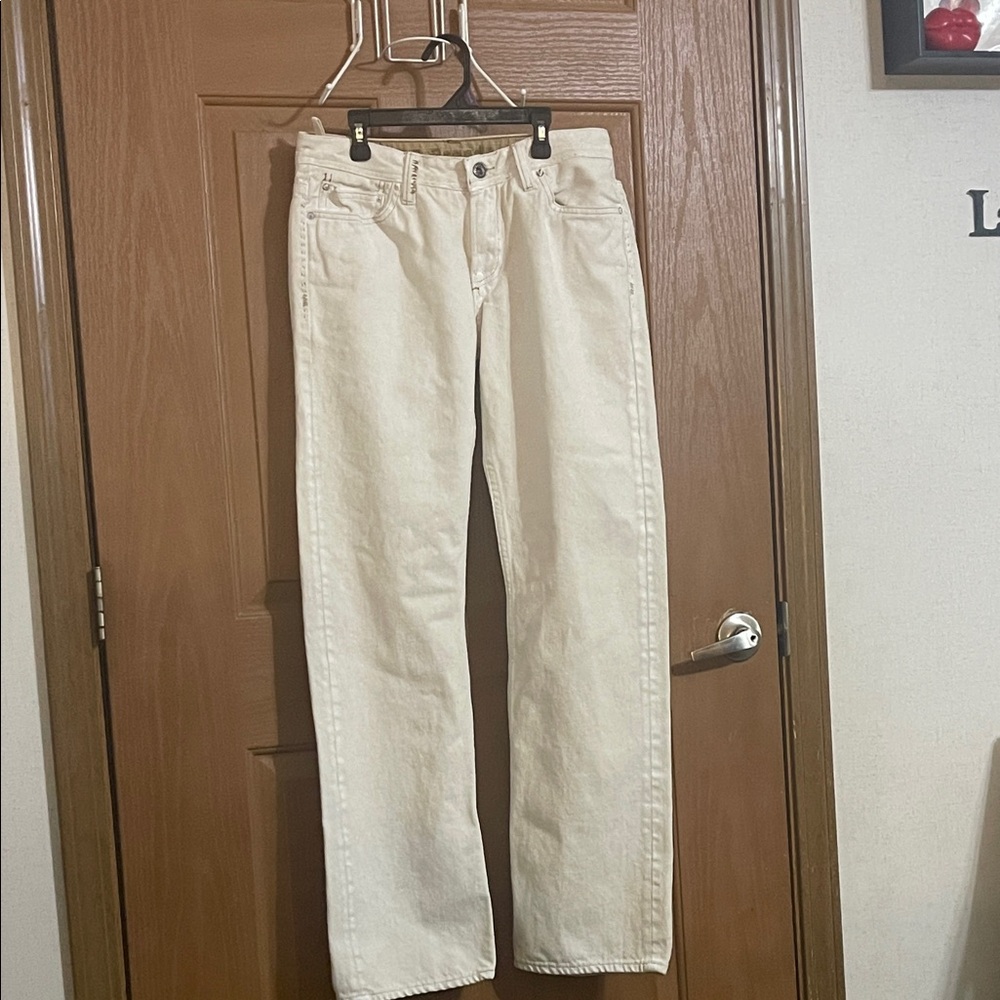 Men’s Cream Jeans